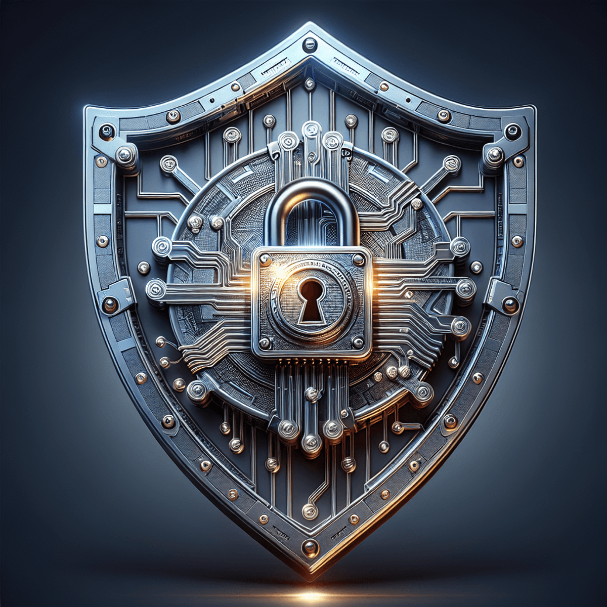 crypto security shield lock